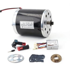 Haeweypf Brushed Electric Motor Kit for Scooters-0